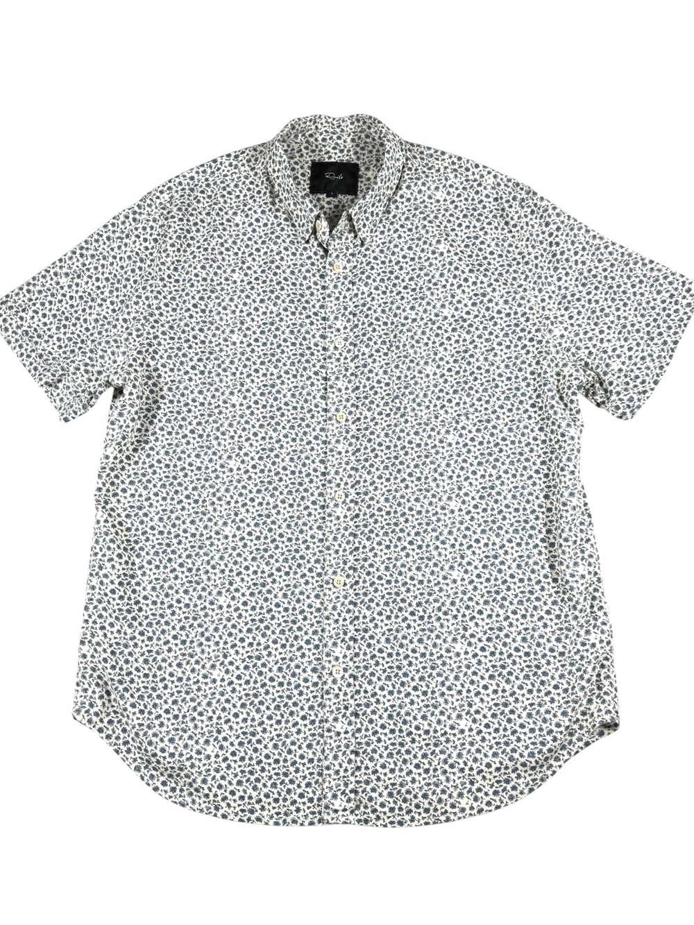 Rails Carson linen blend short sleeve shirt, L